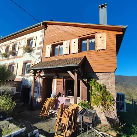 펜션 Maison Pittoresque A Sainte-croix-aux-mines, Vue Sur La Montagne